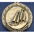 2.5" Stock Cast Medallion (Boat Sailing)